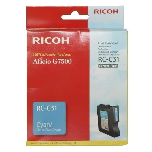 Ricoh  RCC31 tintapatron cyan ORIGINAL leértékelt