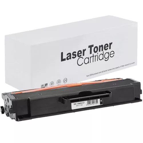 WB Dell 1260 1265 B1260 B1265 Utángyártott Toner 2.500 oldal kapacitás