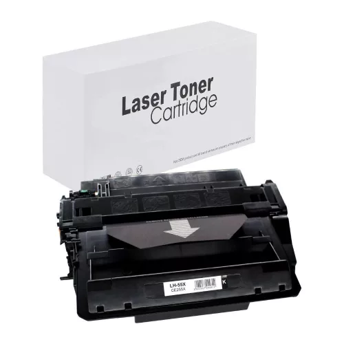WB HP CE255X No.55X CRG724H Utángyártott Toner 12.500 oldal kapacitás