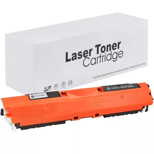 WB HP CE310A No.126A CF350A No.130A Black Utángyártott Toner 1.300 oldal kapacitás