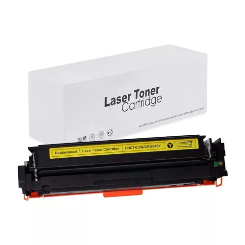 WB HP CF412A No.410A CRG046 Yellow Utángyártott Toner 2.300 oldal kapacitás