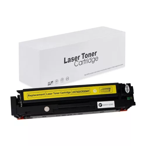 WB HP CF542X No.203X CRG054H Yellow Utángyártott Toner 2.500 oldal kapacitás