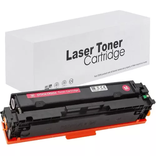 WB HP CF543A No.203A CRG054 Magenta Utángyártott Toner 1.300 oldal kapacitás