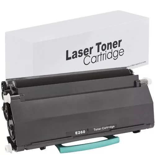 WB Lexmark E260 E260A11E Utángyártott Toner 3.500 oldal kapacitás